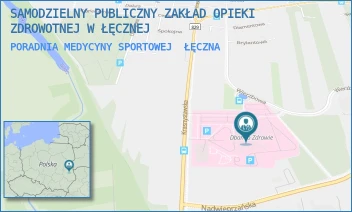 PORADNIA MEDYCYNY SPORTOWEJ - SAMODZIELNY PUBLICZNY ZAKŁAD OPIEKI ZDROWOTNEJ W ŁĘCZNEJ - KRASNYSTAWSKA 52, ŁĘCZNA