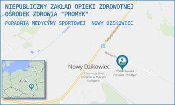 PORADNIA MEDYCYNY SPORTOWEJ - NIEPUBLICZNY ZAKŁAD OPIEKI ZDROWOTNEJ OŚRODEK ZDROWIA "PROMYK" - WIOSENNA 12,  NOWY DZIKOWIEC
