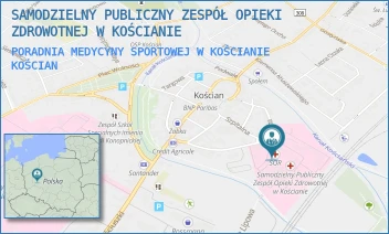 PORADNIA MEDYCYNY SPORTOWEJ W KOŚCIANIE - SAMODZIELNY PUBLICZNY ZESPÓŁ OPIEKI ZDROWOTNEJ W KOŚCIANIE - SZPITALNA 7, KOŚCIAN